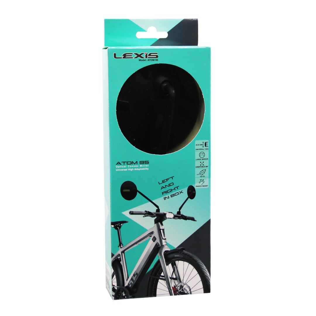 2PCS YUVARLAK GİDON ÜSTÜ BİSİKLET AYNA OYNAR BAŞLIK (5563)