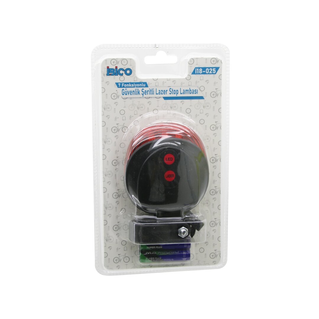 Security Strip Laser Bicycle Brake Light - Battery Powered,