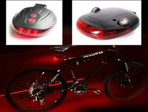 Lazer Güvenlik Şeritli Bisiklet Stop Lambası (5563) #4