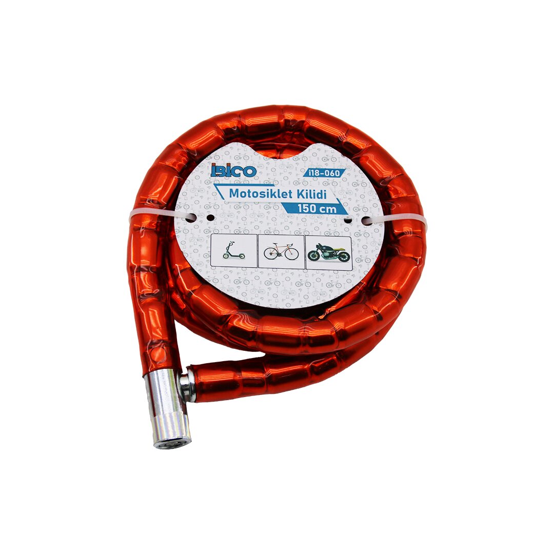 Tube Key Metal Head Steel Motor - Bike Lock Cylindrical Spir