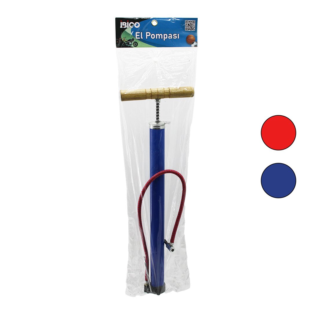 METAL GÖVDE   AHŞAP KOL   İRAN  EL POMPASI  55CM   TOP - BİS