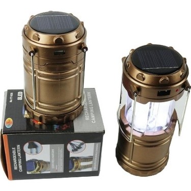 Hunter Flashlight Camping Lamp Rechargeable USB Solar (5563)