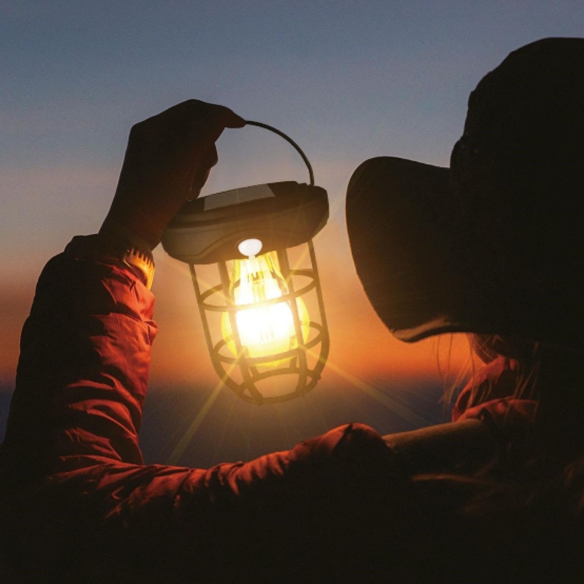 Solar Camp Lantern – Solar-Powered, Auto-Charge & Night Light LED #2