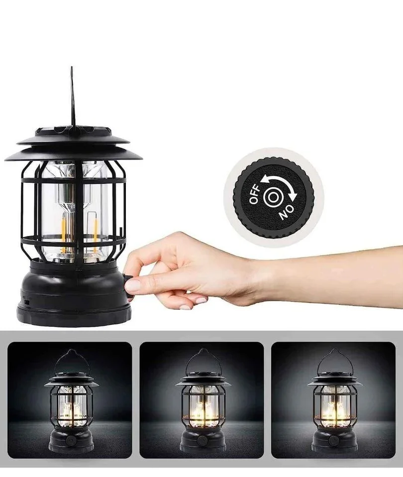 Bluetooth Speaker LED Camping Lamp with Dimmer HS66 (5563) #5