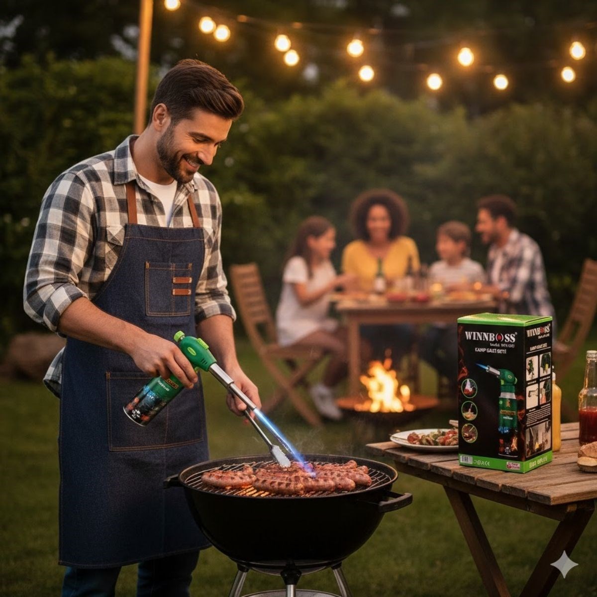 Outdoor Kamp, Piknik ve Tamir İşleri İçin Kamp Gazı Seti – Taşınabilir Pürmüz Alev Tabancası ve Yüksek Performanslı Gaz Kartuşu (5563) #2