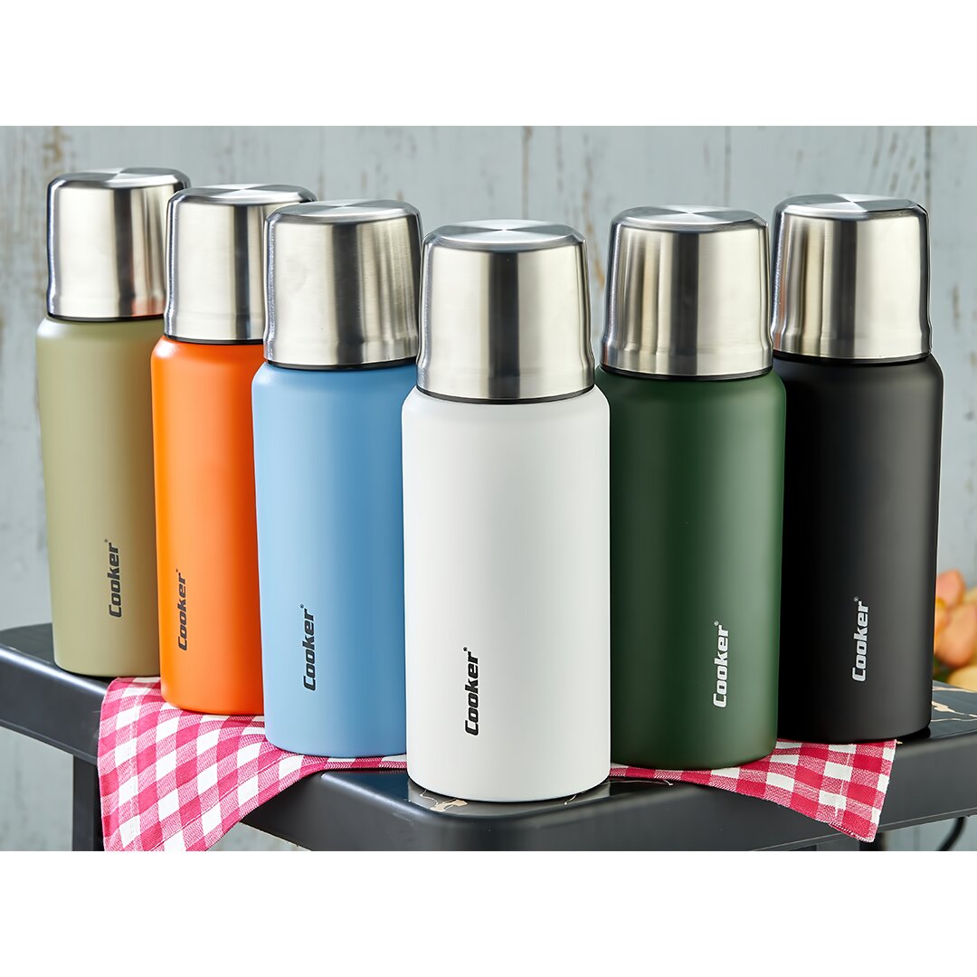 0.75L Mountaineer Thermos Colored Double-Wall Stainless Stee