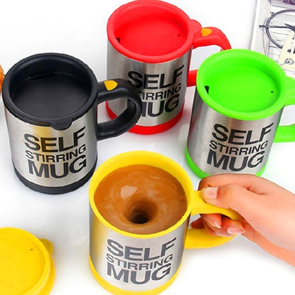 Karıştırıcı Özellikli Mikser Kupa Bardak Self Stirring Mug (5563) #3