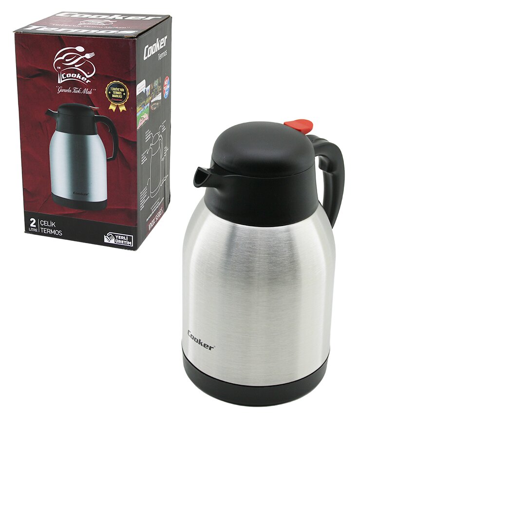 CKR-2005  2LT ÇELİK TERMOS (5563) #2