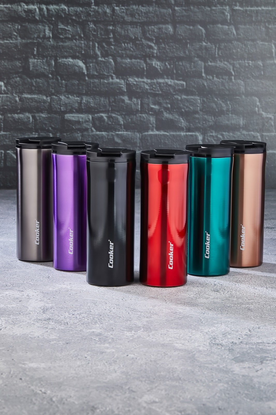 CKR-2041 400ML Tall Colored Stainless Steel Thermos Cup (556