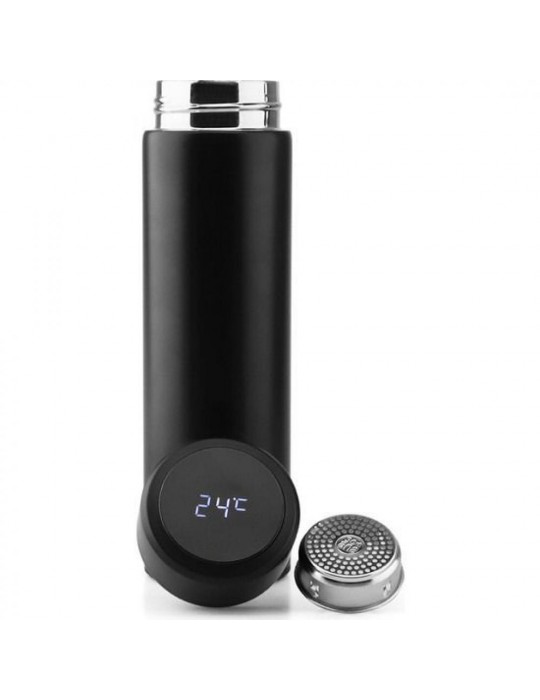 Digital Temperature Display Colored Steel Thermos - 500 ML (