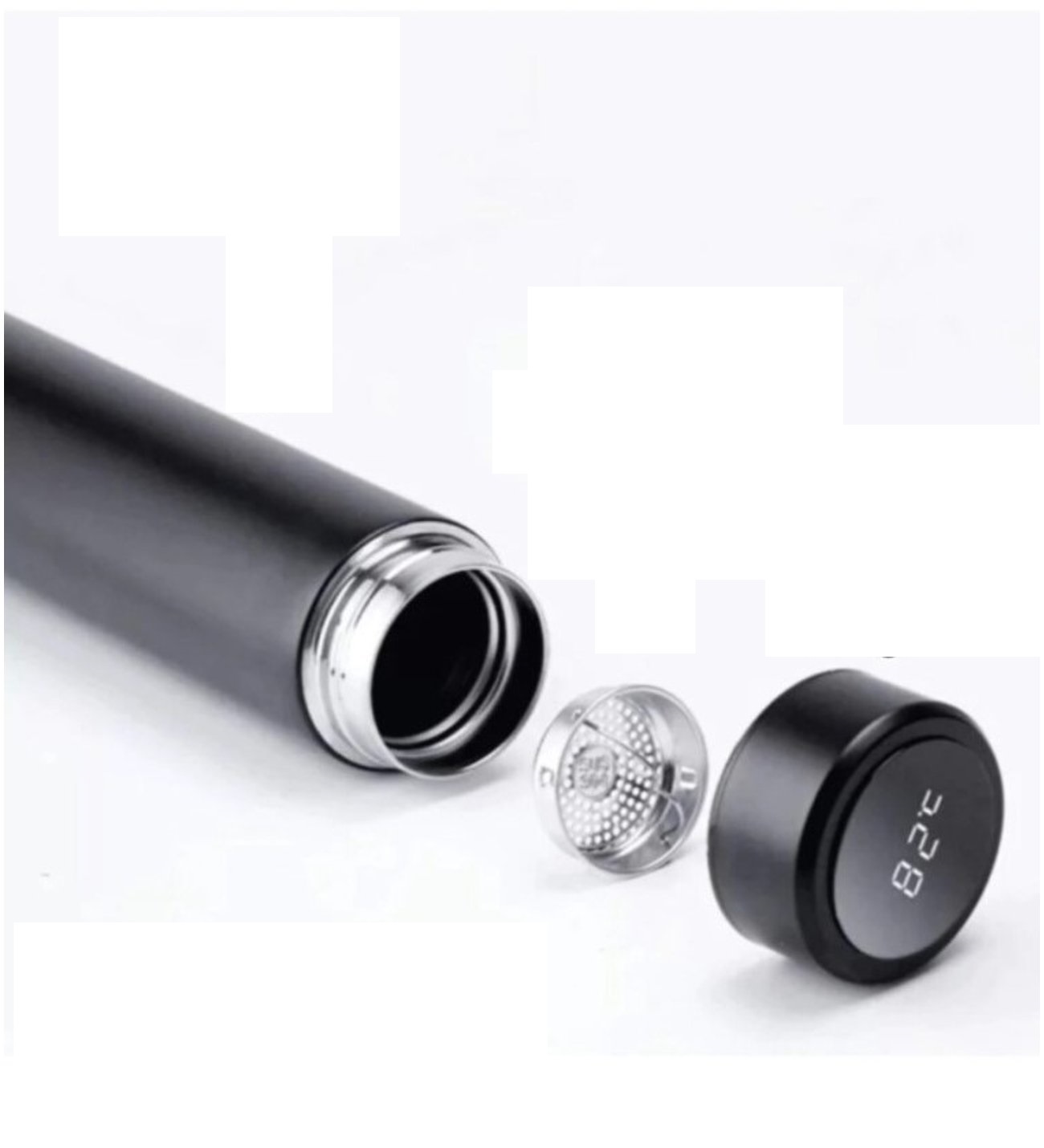 Dijital Sıcaklık Göstergeli Renkli Çelik Termos - 500 ML (5563) #2