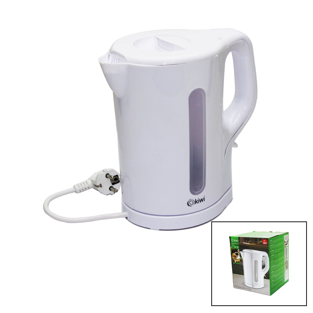 PLASTİK  KETTLE SU ISITICISI  BEYAZ  1.7LT  2000W OTOMATİK K
