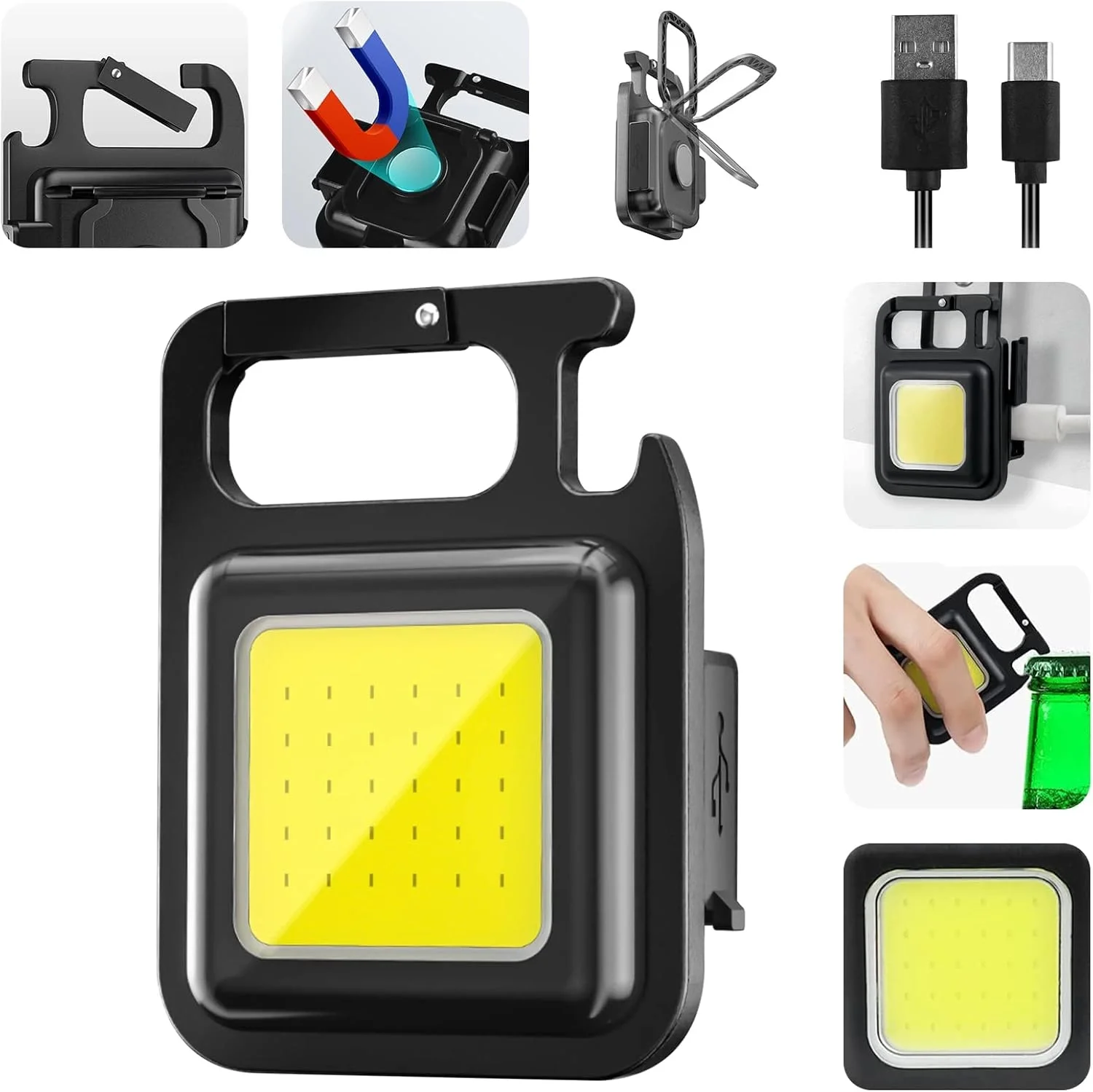 LED COB Schlüsselanhänger Taschenlampe (5563) #2