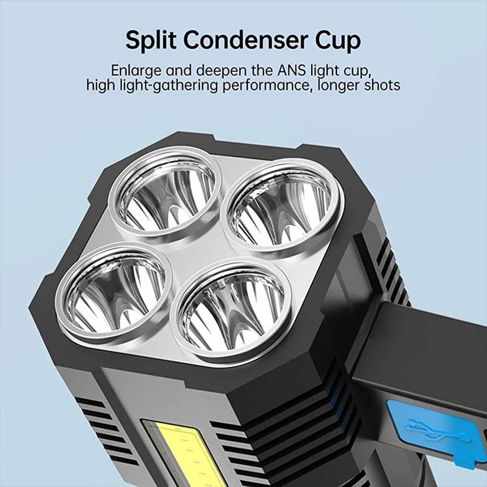 5W USB Şarjlı El Feneri (5563) #4