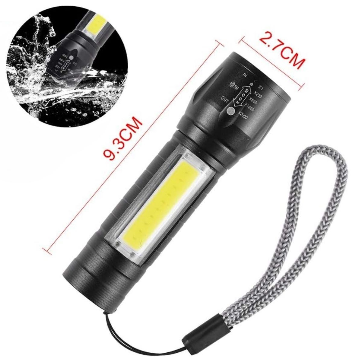 Mini LED Taschenlampe im Karton – tragbar für Camping und Notfälle #5