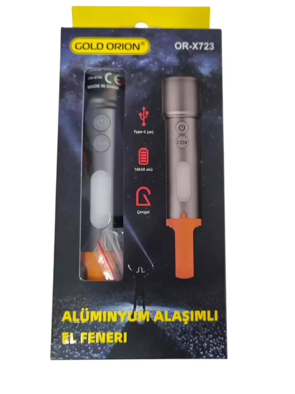 Taktische Taschenlampe El Feneri X723 CB-X723 Militär (5563) #4