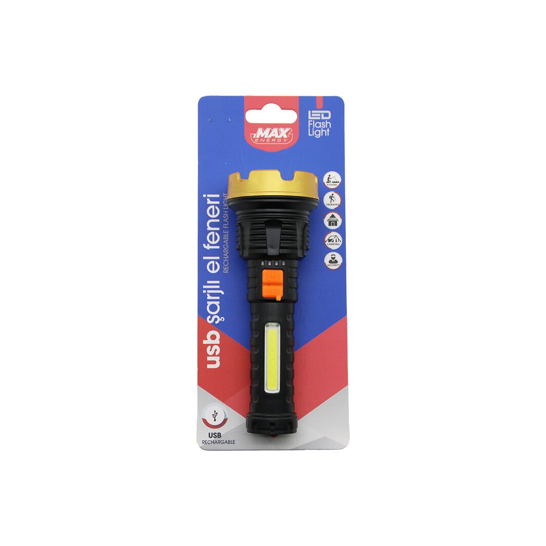 Compact 15CM 2-in-1 OSL LED - COB LED USB Rechargeable Flash