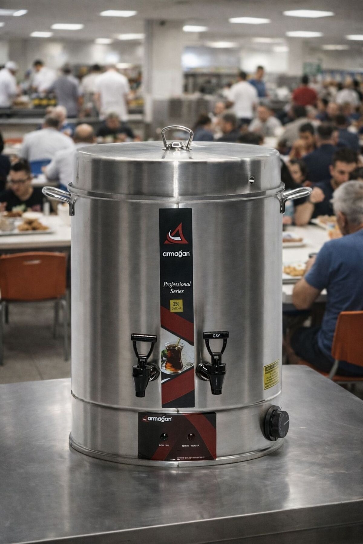 ARMAĞAN 250 Cup Automatic Electric Samovar Tea Machine Dual Tap 2500W #2