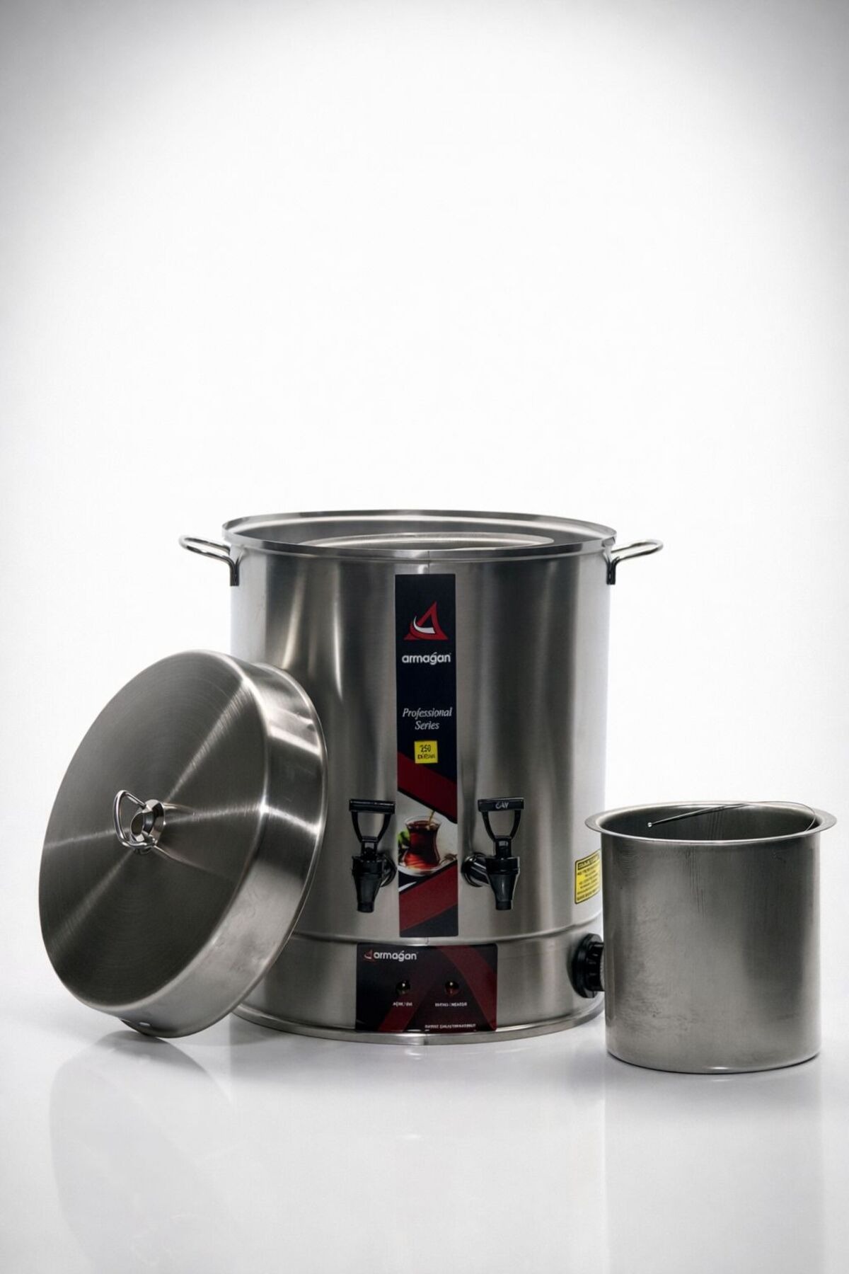 ARMAĞAN 250 Cup Automatic Electric Samovar Tea Machine Dual Tap 2500W #4