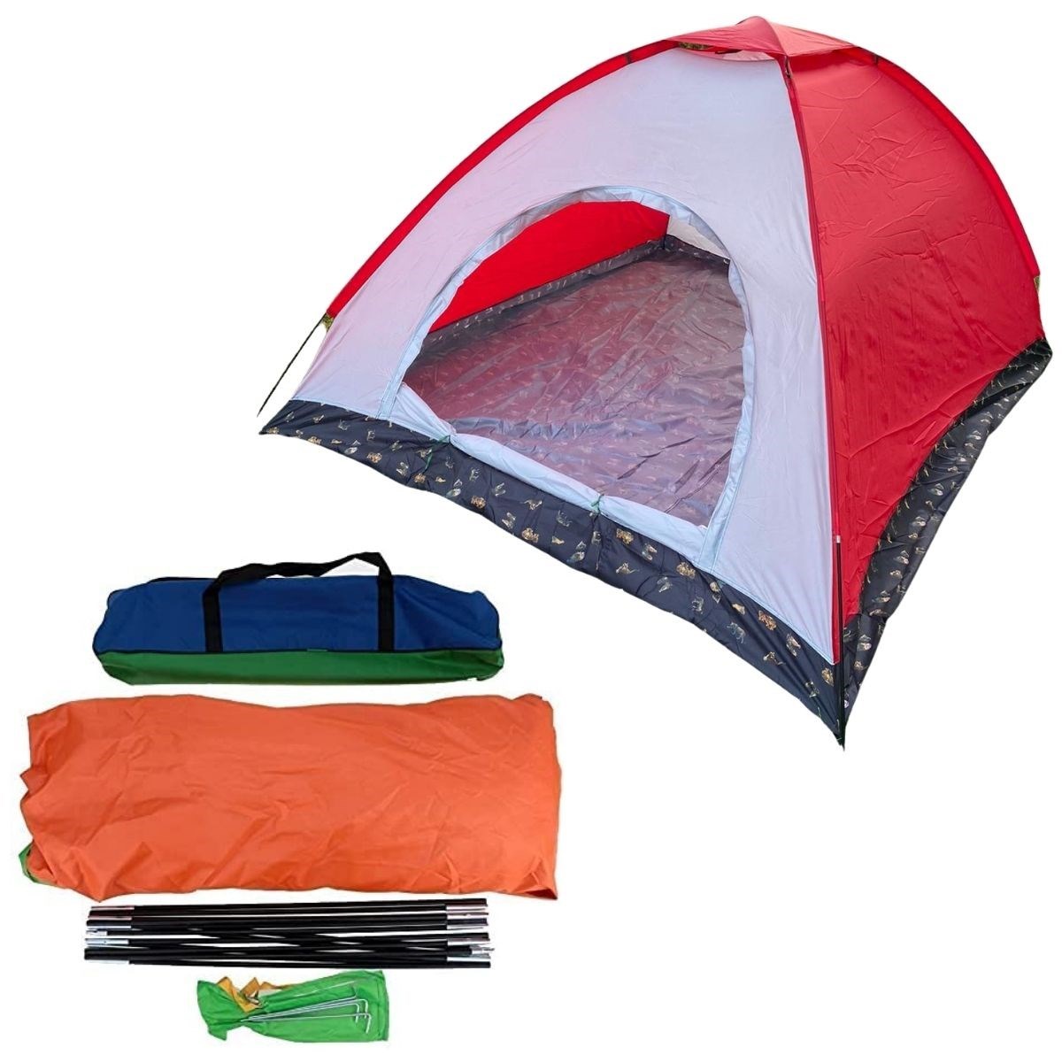 Kolay Kurulumlu Pratik Kamp Çadırı 8 Kişilik (250x250x150) (5563) #4