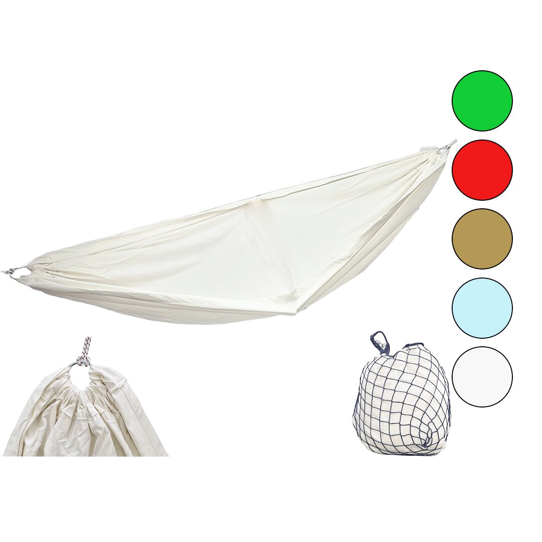 Gabardine Woven Colored Cotton Camp Hammock 135x260cm 200kg