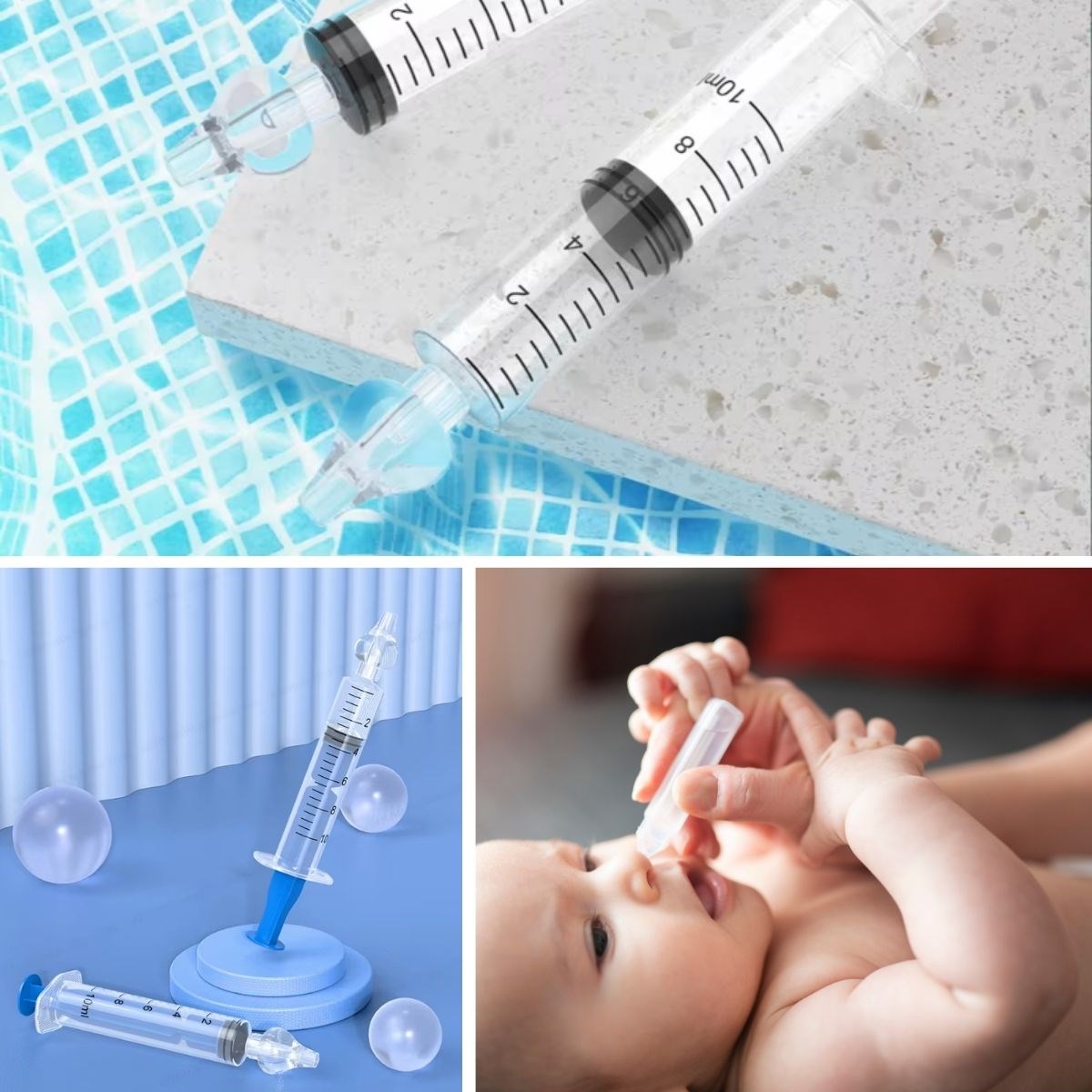 Yeniden Kullanılabilir, Manuel Burun Temizleyici 10ml Kapasiteli Burun Açıcı Şırınga (5563) #4