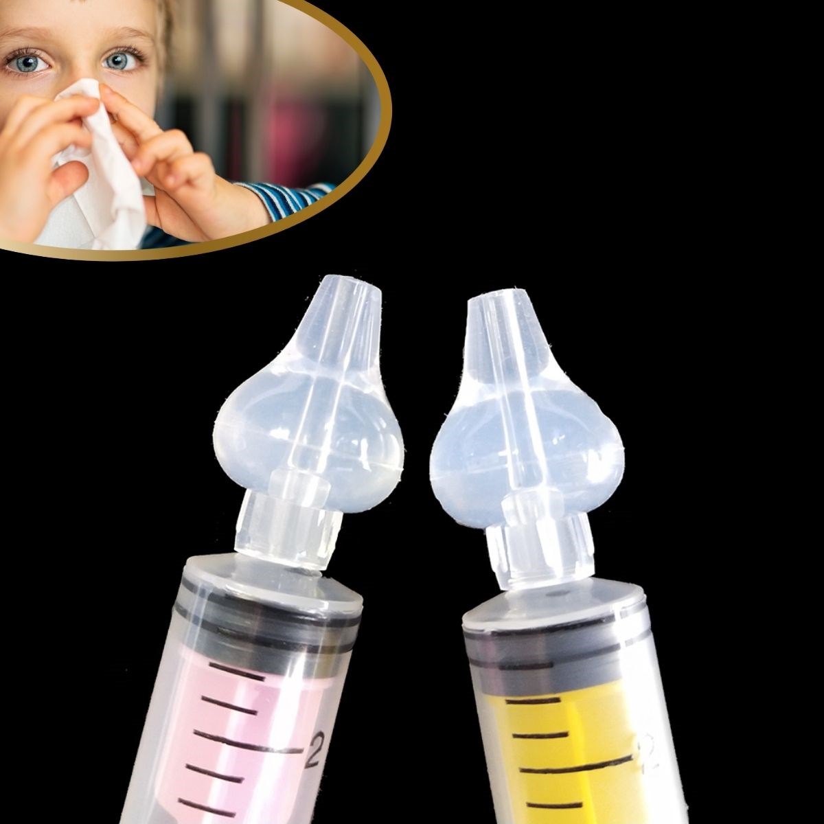 Yeniden Kullanılabilir, Manuel Burun Temizleyici 10ml Kapasiteli Burun Açıcı Şırınga (5563) #5