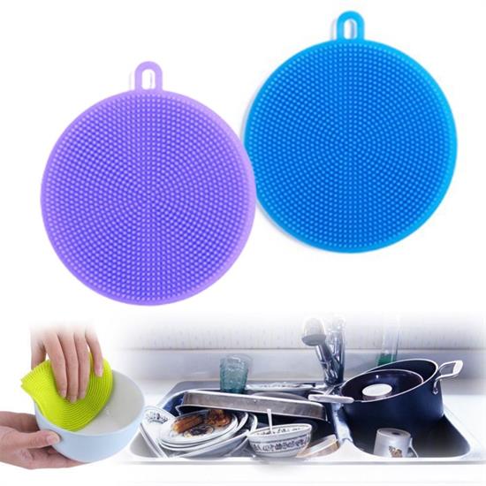 2&amp;#39;li Kir Tutmaz Tırtıklı Yüzey Bulaşık Yıkama Pedi (