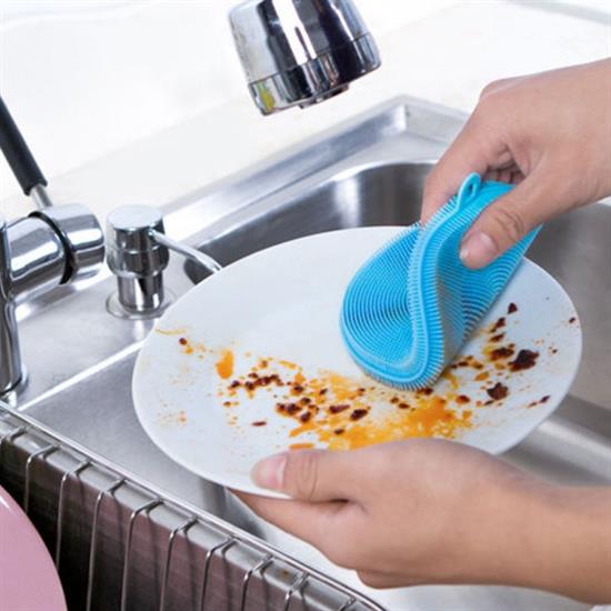 2-Pack Dirt-Resistant Textured Dish Washing Sponges (5563) #2