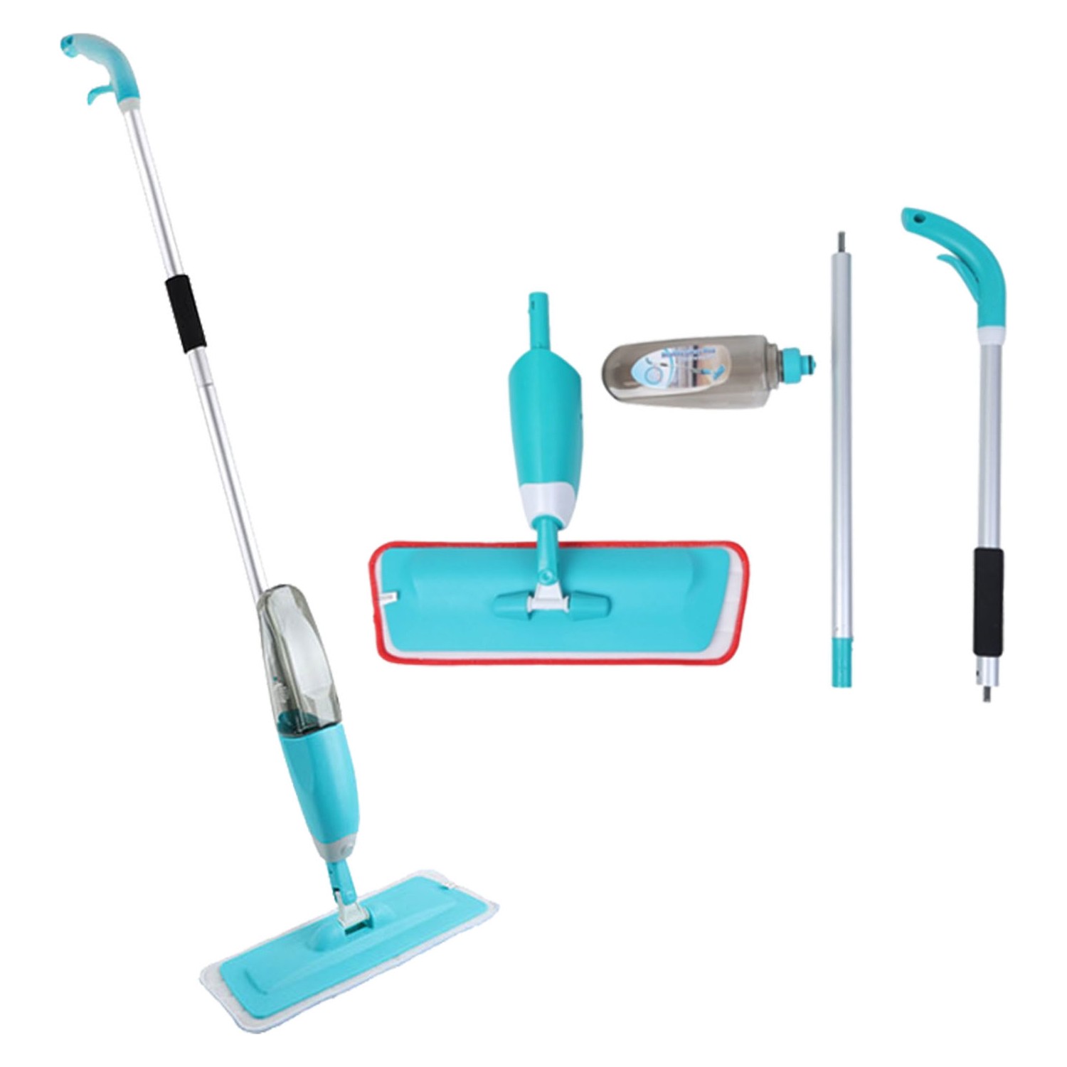 Sprey Mop Temizlik Seti  1 Yedek Mop Bez (5563) #2