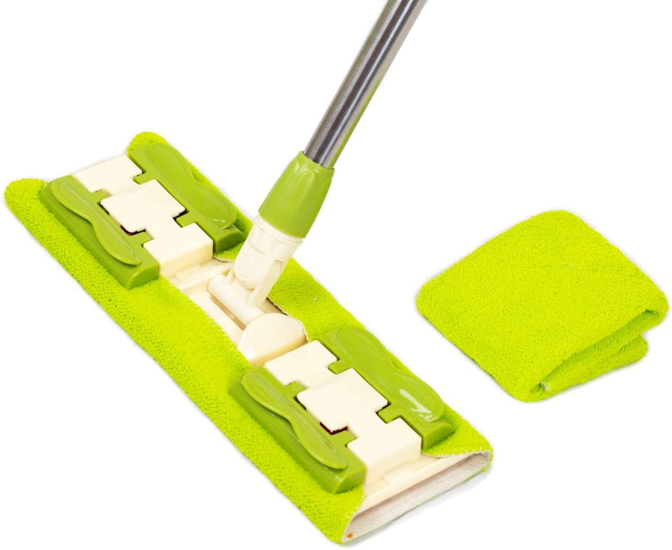 Sihirli Spin Mop Teleskopik Çok Amaçlı Mop +1 Bez Hediyeli - Mor (5563) #4