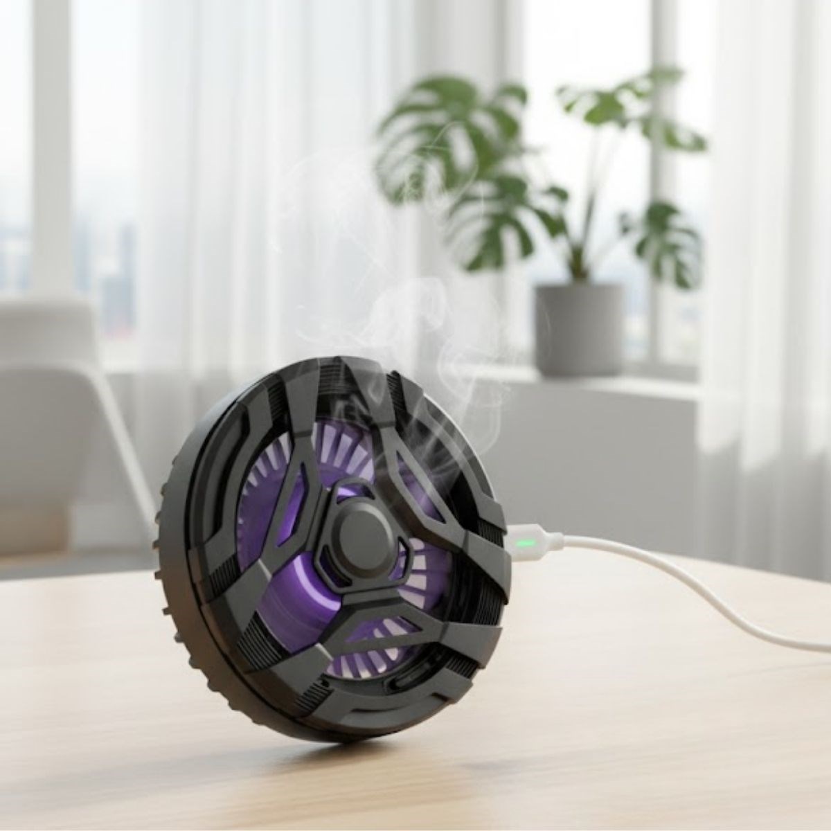 Manyetik Telefon ve Tablet Soğutucu – Güçlü Sessiz Fanlı, Hızlı Isı Dağıtıcı Mobil Cihaz Soğutma Aparatı S25 Radiator (5563) #4