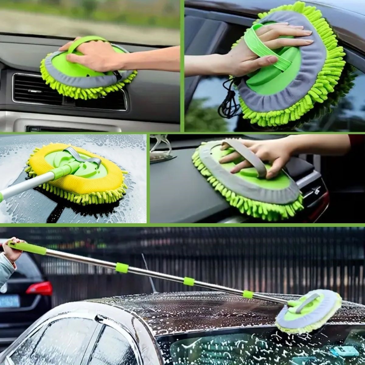 Replacement Microfiber Car Wash Mop Set (5563) #2