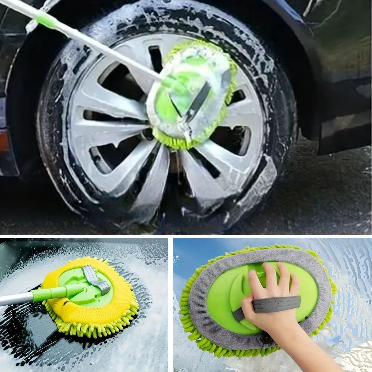 Replacement Microfiber Car Wash Mop Set (5563) #3