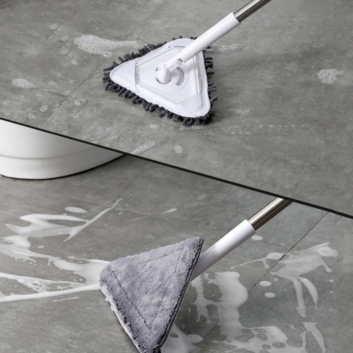 150cm Telescopic Triangular Mop Glass Wall Ceiling Tile Parquet Cleaner (5563) #2