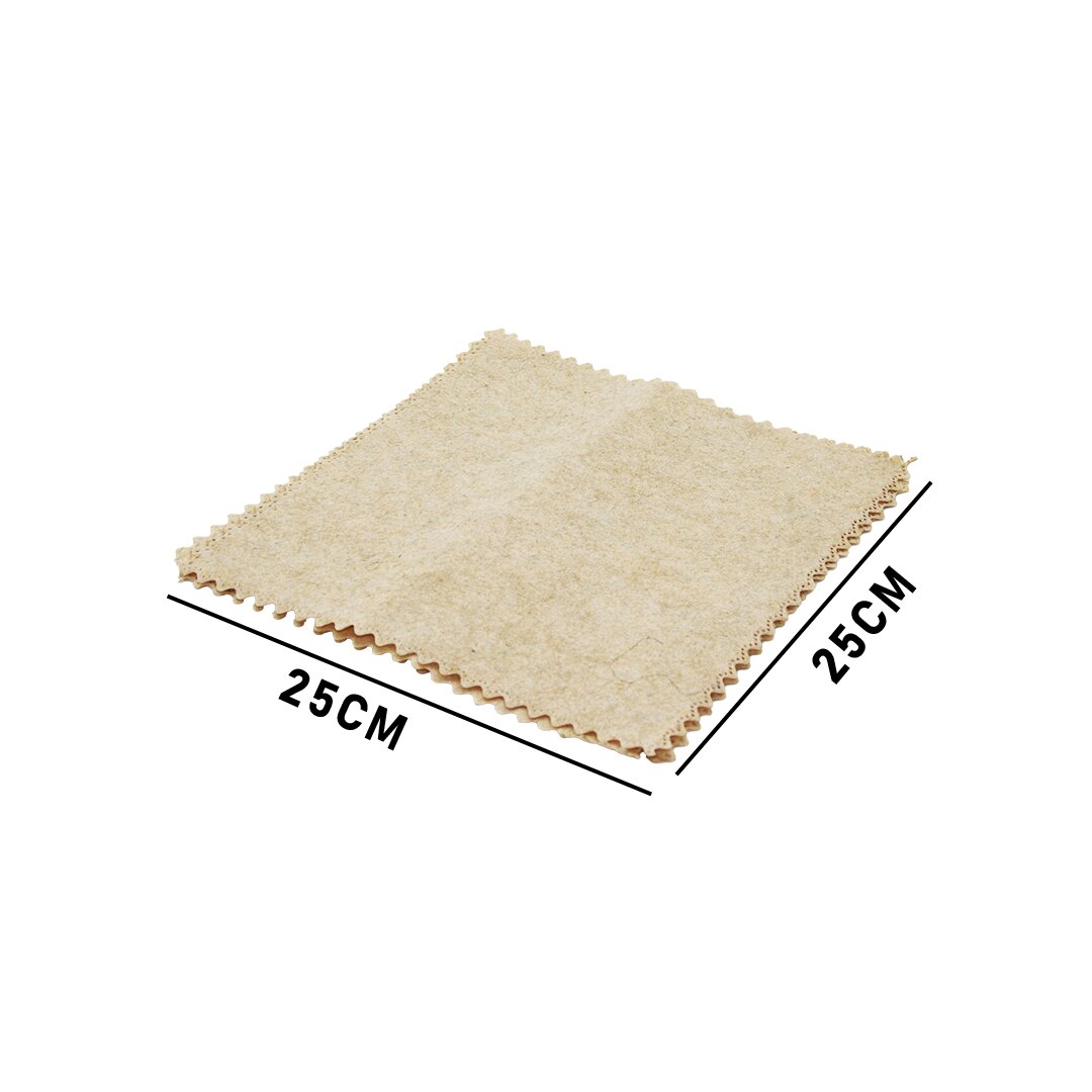 3 PCS 25X25CM Green Fiber Natural Cleaning Cloth (5563)