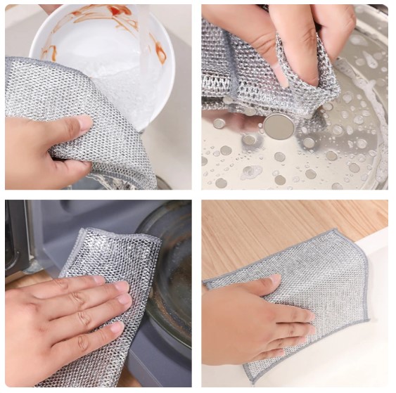 Çok Amaçlı Sihirli Tel Temizlik Bezi (5563) #2