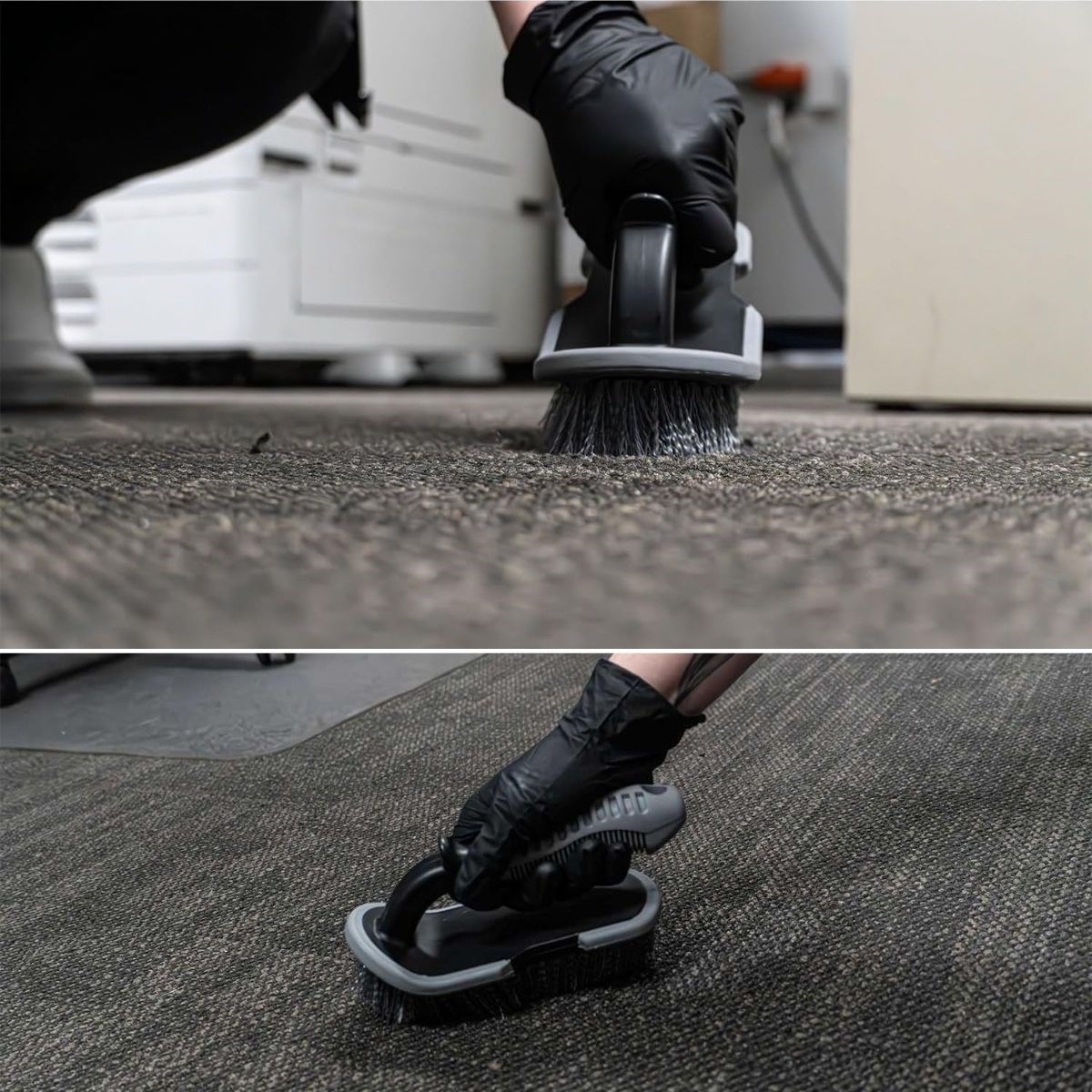 Handled Carpet, Upholstery & Car Cleaning Brush – Ergonomic Multi-Purpose Cleaner (5563) #3