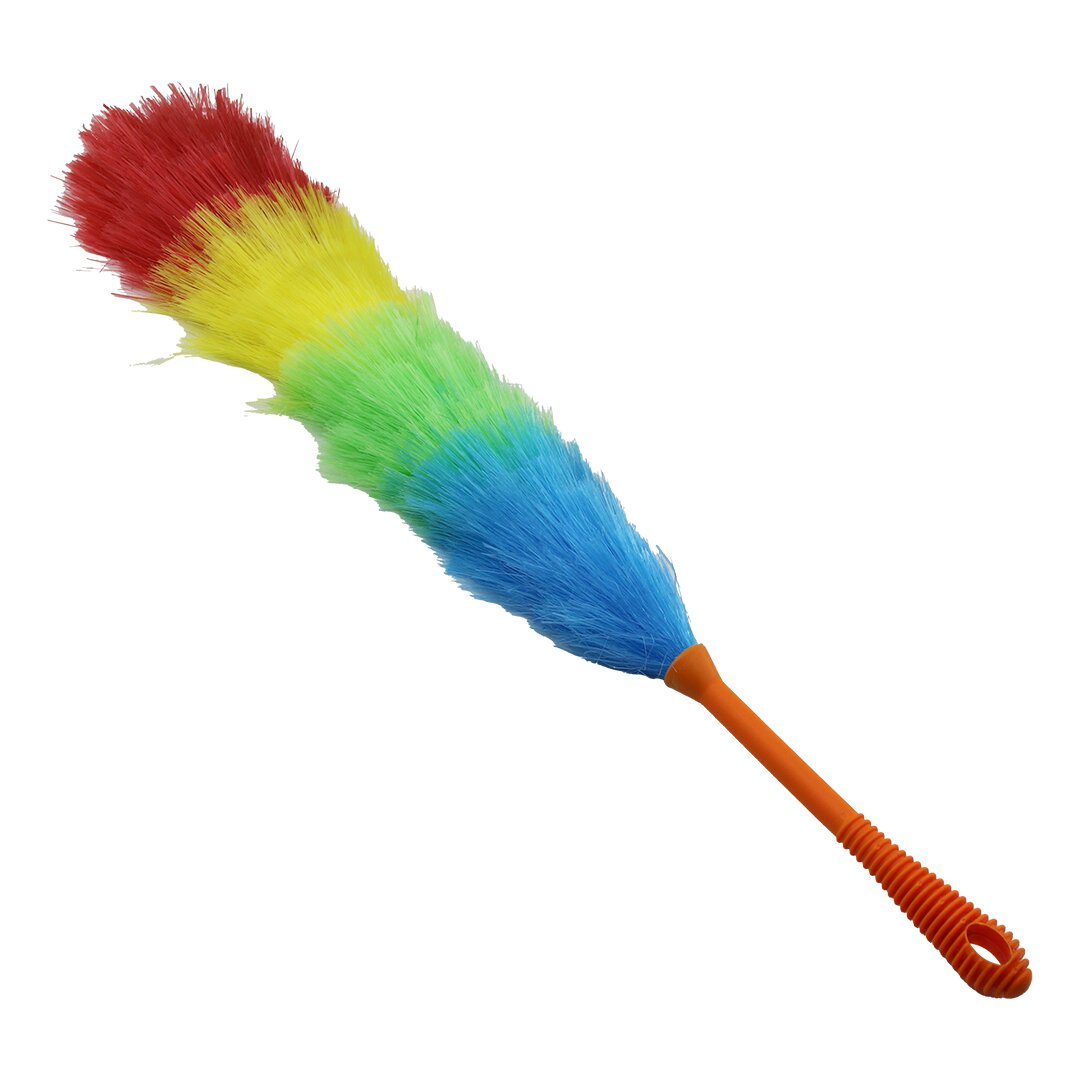 RENKLİ NAYLON KILLI  TOZ ALMA PÜSKÜLÜ  PÜSKÜL=43.5 CM + RENK