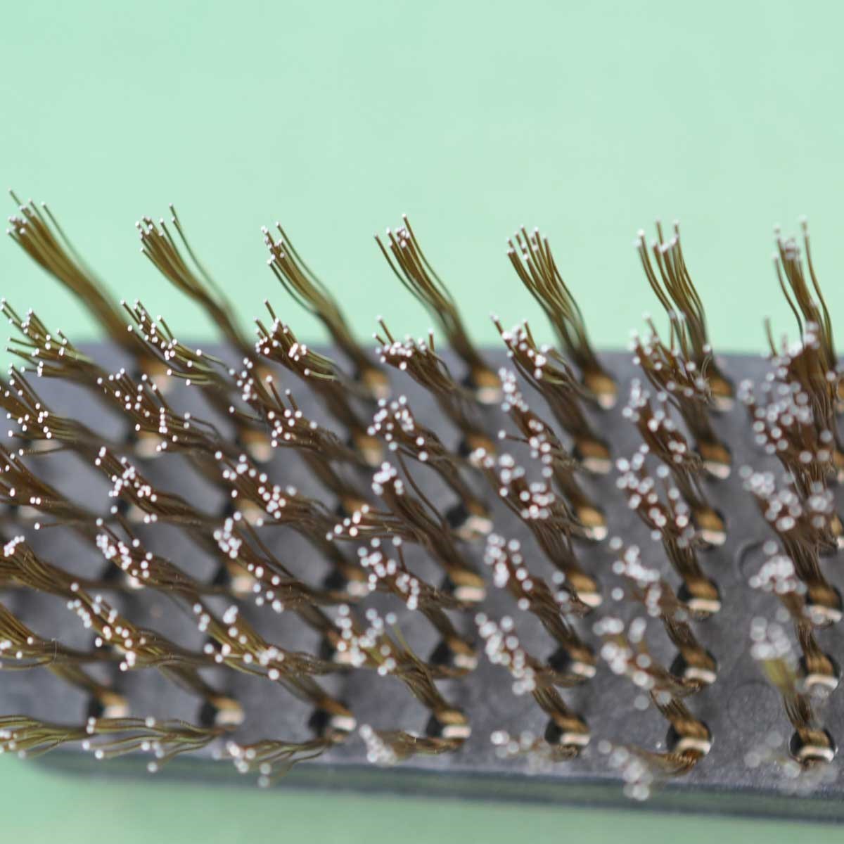 Metal Tel Fırça Plastik Saplı Pas Kir Sökme Temizleme Fırçası (5563) #4