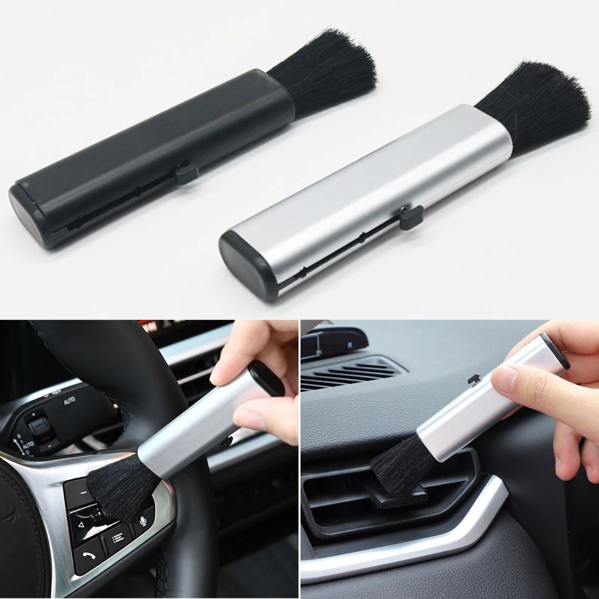 Collapsible Car Detail Cleaning Brush for Auto Care (5563) #2