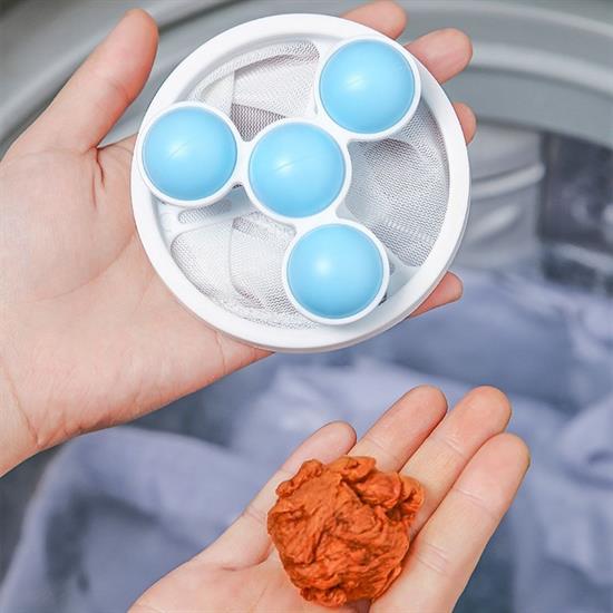 Washing Machine Lint and Pet Hair Remover - Reusable Hair Catcher (5563) #3