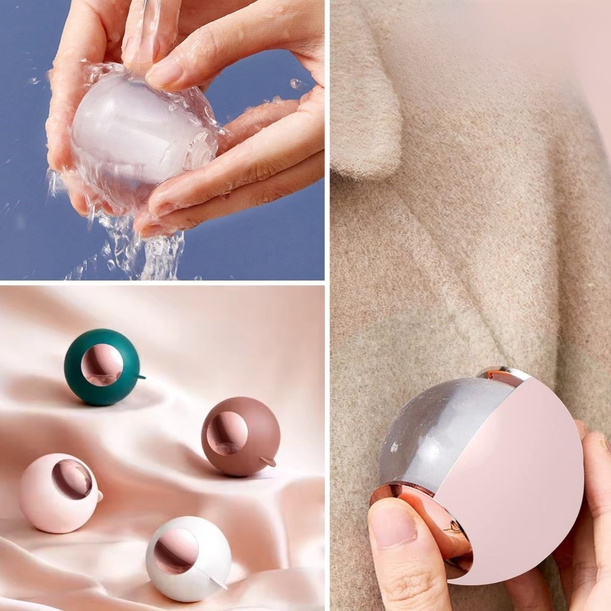 Taşınabilir ve Yıkanabilir Tiftik Ve Tüy Toplayıcı Kıl Toz Elbise Tiftik Temizleyici Top (5563) #2