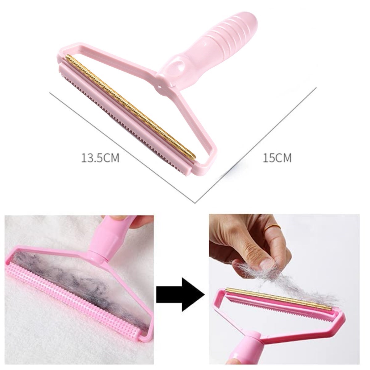 Double-Sided Dress Sweater Lint & Pilling Remover Portable (5563) #4