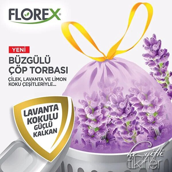 250 ADET FLOREX-503 AVANTAJ LAVANTA KOKULU BÜZGÜLÜ BÜYÜK 10PCS 65X70CM ÇÖP TORBA 25x10=250 (5563) #2