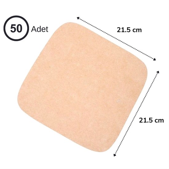 50Pc Air Fryer Parchment Paper Non-Stick Waterproof Square #3