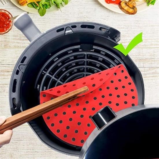Heat-Resistant Silicone Oven & Air Fryer Round Cooking Mat 20cm (5563) #5