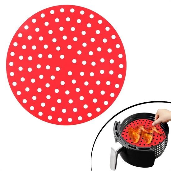 Colorful Heat-Resistant Washable Silicone Round Oven & Air F