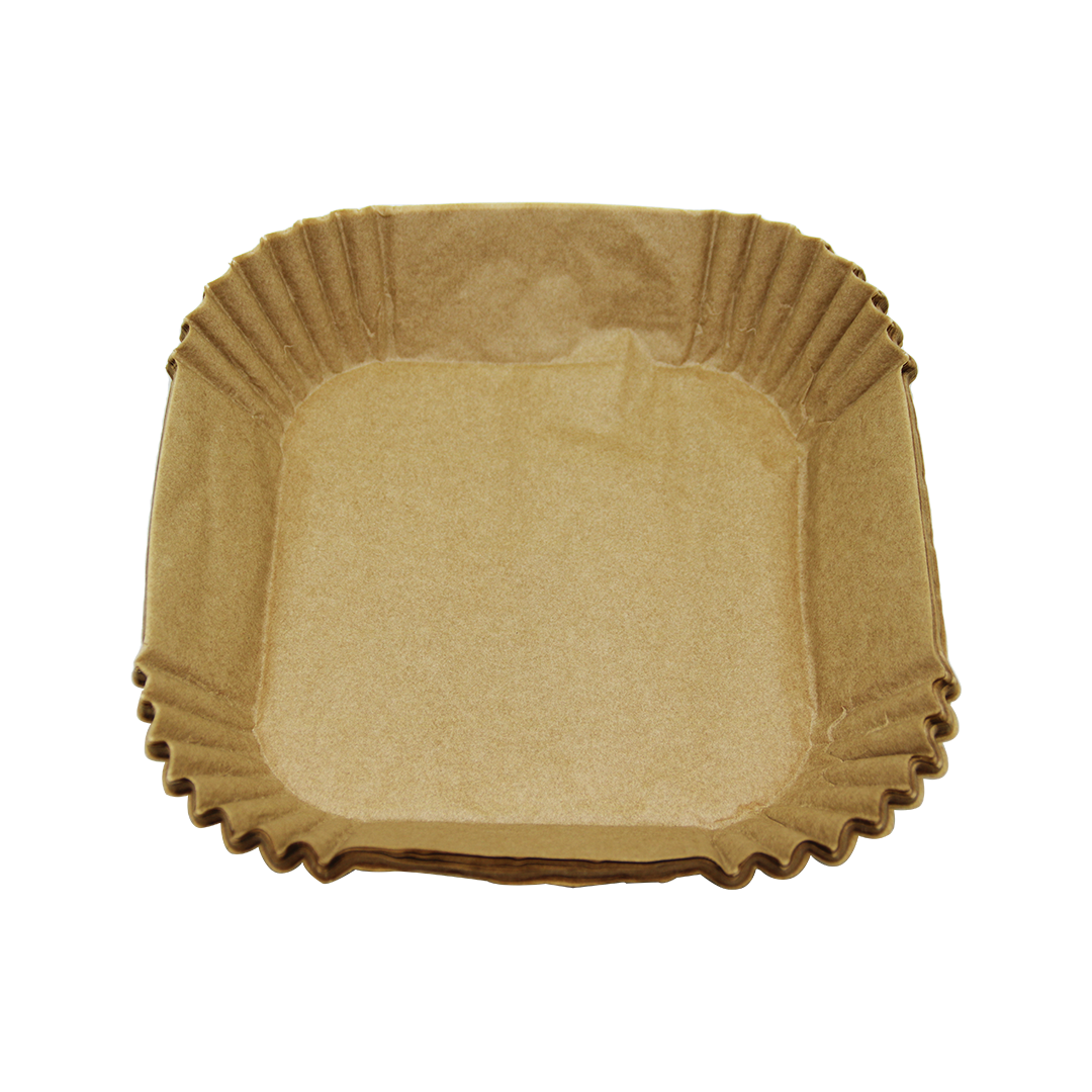 Air Fryer 50-Piece Square Paper Baking Mold 16x4.5cm