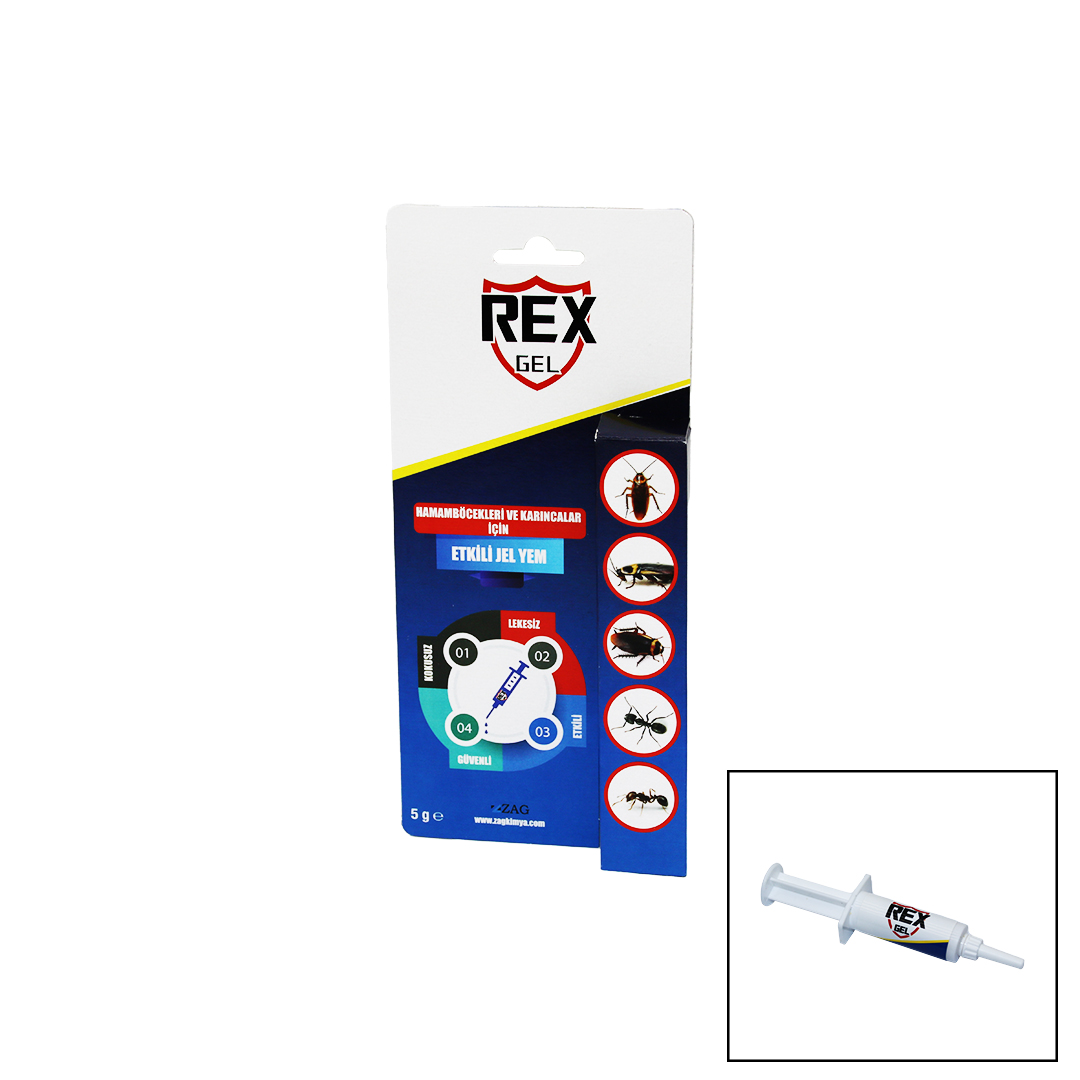 REX GEL Cockroach and Ant Gel - Syringe 5GR (5563)